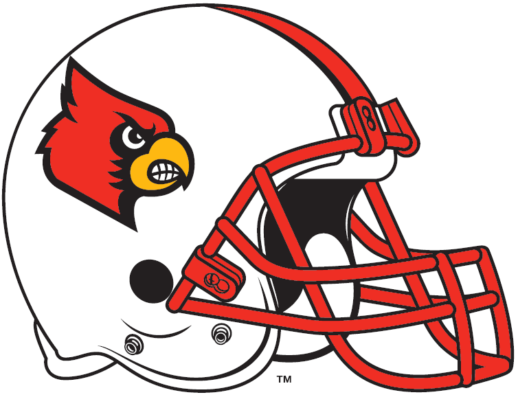 Louisville Cardinals 2007-2008 Helmet Logo iron on transfers for fabric